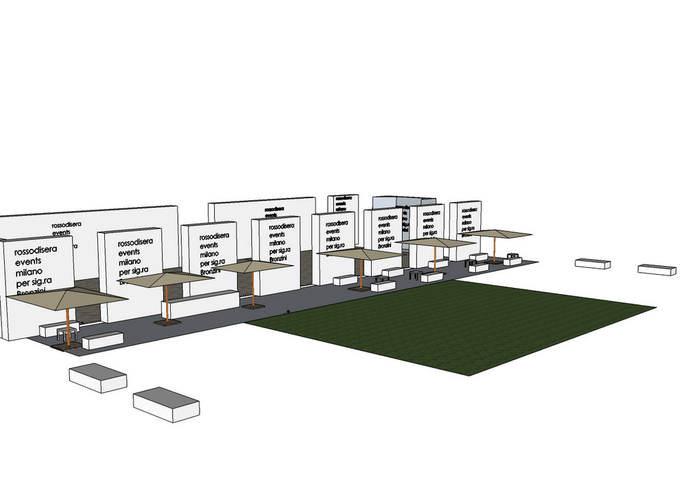 Rendering 3D rental in Milan Italy